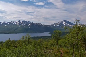 Senja pa langs Andervatnet