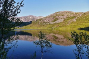 Senja pa langs Kapervatnet